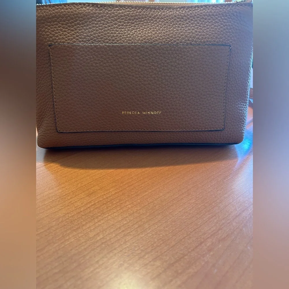 Rebecca Minkoff Darren Top Zip Small Leather Adjustable Crossbody - Picture 3 of 8